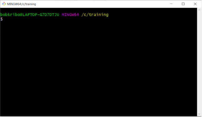 git-bash-console